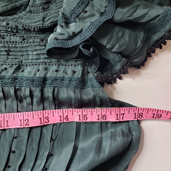 Sea NY Azzedine Flutter Sleeve Whimsical Romantic Fairy Event Holiday Drop Waist - Picture 10 of 17